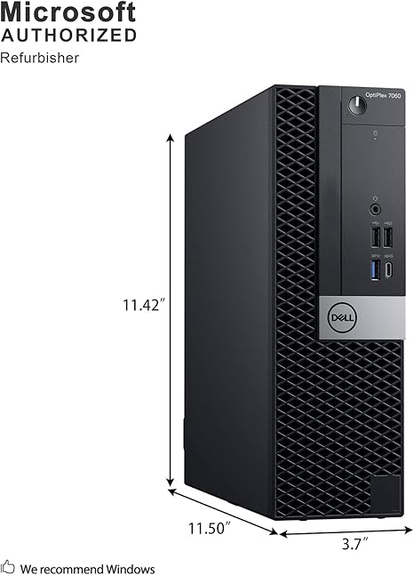Dell OptiPlex 7040 | Intel Core i5 (8th Gen), 8GB RAM, 256GB SSD | Refurbished – Like New | Windows 11 Pro