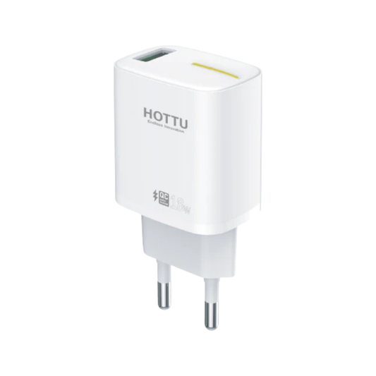 Hottu FC03 Plus 18W Fast Charger – USB-A | Quick Charge 3.0 (Cable Included)