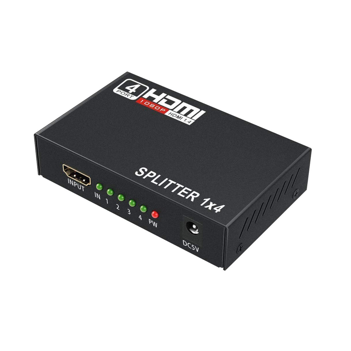 1-in-4 HDMI Splitter Adapter – 4Kx2K 3D 1080P