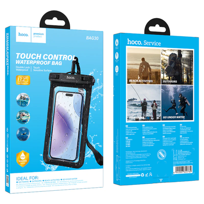 Hoco BAG30 Waterproof Phone Pouch – IP68 | Touch Sensitive