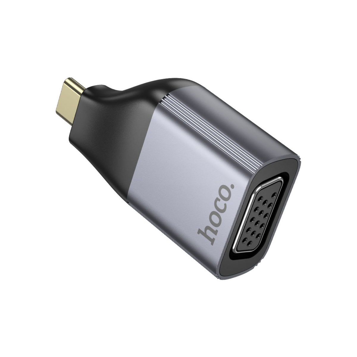 Hoco UA34 Type-C to VGA Adapter – 2K 60Hz | Plug & Play