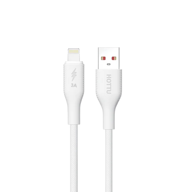 Hottu SF25 Lightning Cable 1M – 3A Fast Charging | Silicone