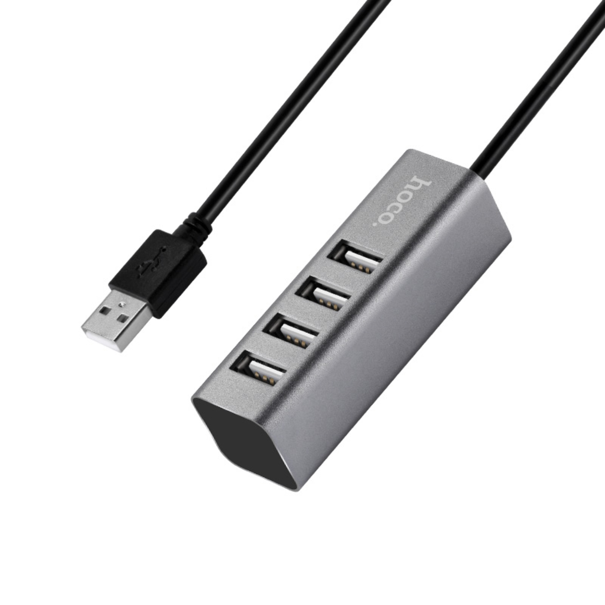 Hoco HB1 USB Hub – 4-Port USB 2.0 | Data Sync & Charging