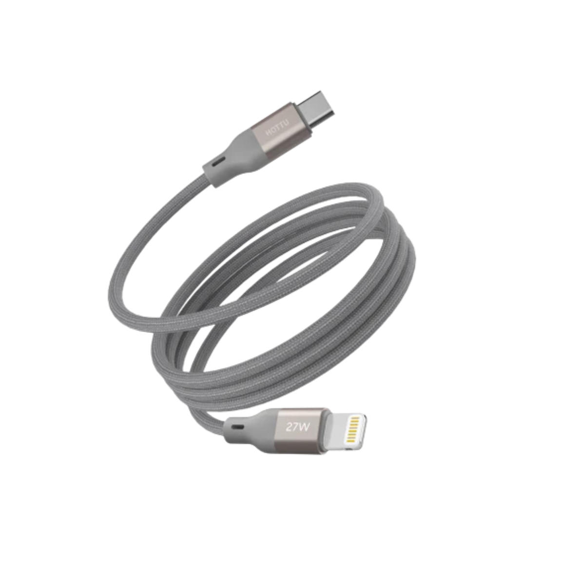 Hottu 27W Type-C to Lightning Fast Charging Cable – 1 Meter