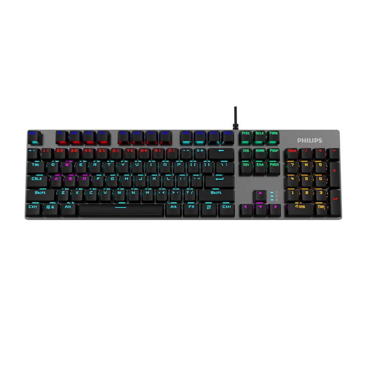 Philips SPK8404/00 Mechanical Gaming Keyboard – RGB | N-Key Rollover