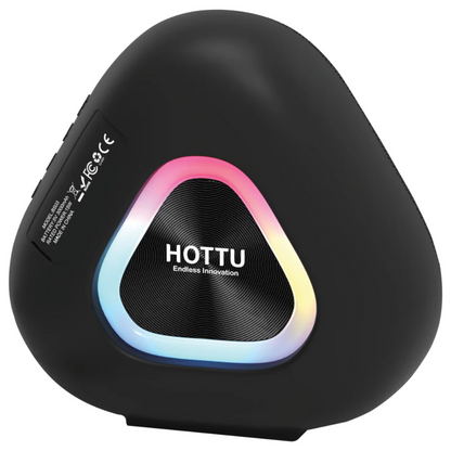 HOTTU BS03 RGB Bluetooth Speaker – 6H Playtime | IPX6 Waterproof | 16.8M RGB Colors