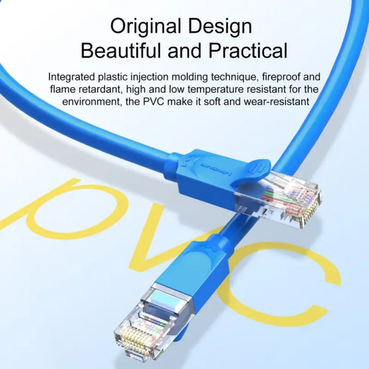 MindPure Cat 6 Ethernet Cable – 1M | High-Speed LAN Network Cable