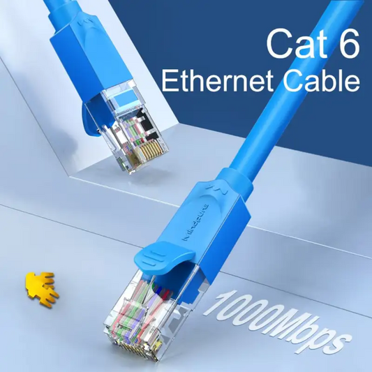 MindPure Cat 6 Ethernet Cable – 1M | High-Speed LAN Network Cable