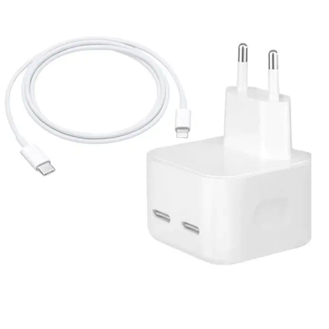 ⚡ 50W Fast Charging Adapter + Type-C to Lightning Cable – Complete Power Combo
