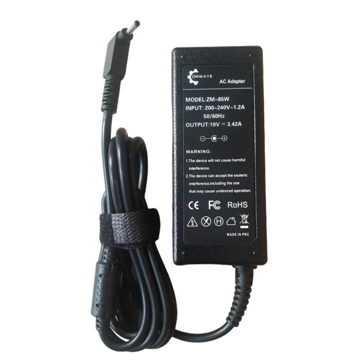 Acer 65W Replacement Laptop Charger – 19V 3.42A (3.0×1.1mm Pin)