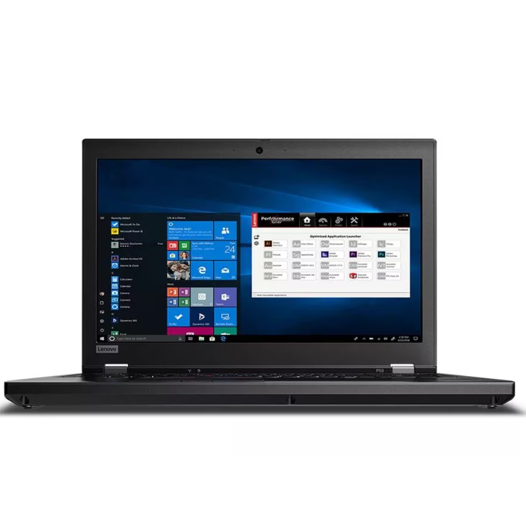 Lenovo ThinkPad P53 Mobile Workstation | Intel Core i7 (9th Gen), 24GB RAM, 512GB SSD, NVIDIA Quadro P1000 | Refurbished – Like New