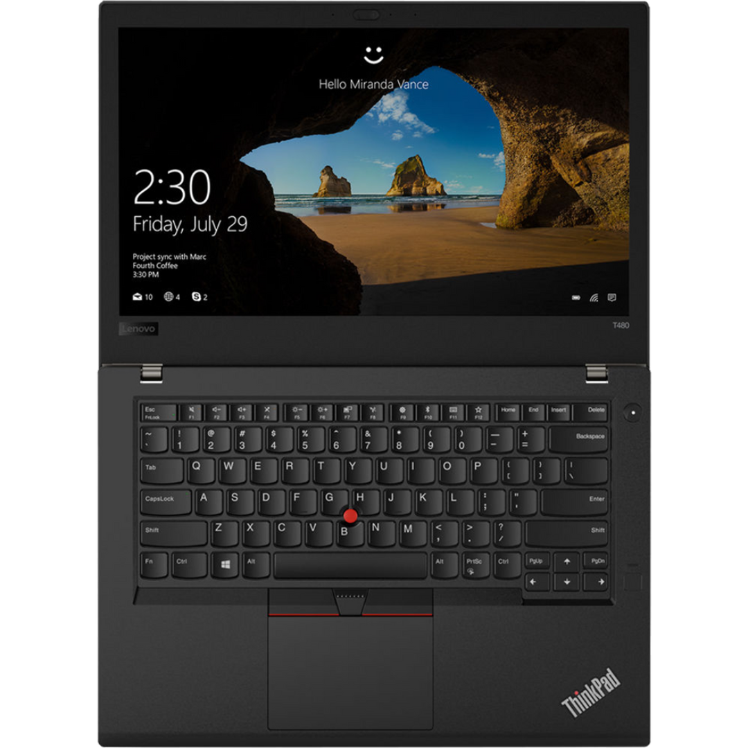 Lenovo ThinkPad T480 | Intel Core i7 (8th Gen), 8GB RAM, 512GB SSD, 14” Touchscreen | Refurbished – Like New
