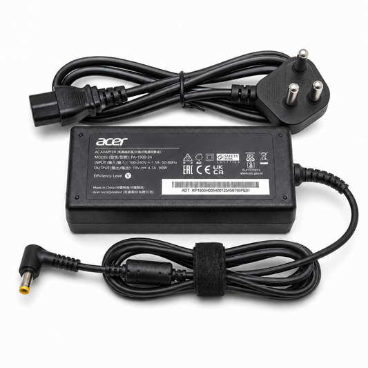 Acer 19V 4.7A Replacement Laptop Power Adapter – Yellow Pin